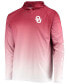 Фото #3 товара Men's Crimson Oklahoma Sooners Terminal Tackle Omni-Shade UPF 50 Long Sleeve Hooded T-shirt