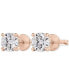 ფოტო #3 პროდუქტის Diamond Stud Earrings (1/2 ct. t.w.) in 14k White, Yellow or Rose Gold