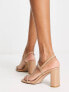 Фото #5 товара Simmi London Calista block heel sandals in beige