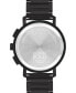 ფოტო #3 პროდუქტის Men's Swiss Chronograph Bold Evolution 2.0 Black Ion Plated Steel Bracelet Watch 42mm