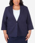 ფოტო #14 პროდუქტის Plus Size Classic Fit Blazer Jacket