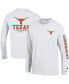 Фото #1 товара Men's White Texas Longhorns Team Stack Long Sleeve T-shirt