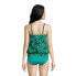 ფოტო #4 პროდუქტის Women's Blouson Tummy Hiding Tankini Swimsuit Top Adjustable Straps