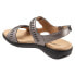 Фото #5 товара Trotters Romi Woven T2232-043 Womens Gray Narrow Slingback Sandals Shoes 7.5