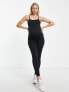 Фото #4 товара Mamalicious Maternity active unitard in black