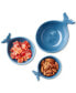 Фото #1 товара Whale-Shaped Serving Bowls, Set of 3, Created for Macy's