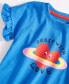 Фото #3 товара Toddler Girls Orbit With Love Tunic & Leggings, 2 Piece Set, Created for Macy's