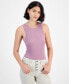 ფოტო #1 პროდუქტის Juniors' Mineral-Washed Ribbed Seamless Bodysuit