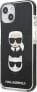 Karl Lagerfeld Etui Karl Lagerfeld do iPhone 13 mini 5,4" hardcase czarny/black Karl&Choupette Head