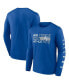 ფოტო #1 პროდუქტის Men's Royal Air Force Falcons Broad Jump 2-Hit Long Sleeve T-shirt