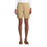 Фото #3 товара Women's Mid Rise Elastic Waist Pull On 10" Chino Bermuda Shorts