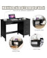 48" Home Office Desk with 3 Drawers Computer Desk PC Laptop Workstation