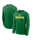 ფოტო #1 პროდუქტის Men's Green Oregon Ducks 2024 Sideline Legend Performance Long Sleeve T-Shirt