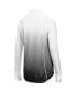 ფოტო #4 პროდუქტის Women's Black Iowa State Cyclones Magic Ombre Quarter-Zip Raglan Jacket