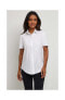 ფოტო #1 პროდუქტის Women's Helia Knit Poplin Short Sleeve