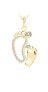 Gold-plated pendant with zircons Imprints SVLP0890XH2GO00