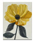 'Elegant Poppy IV' Yellow Floral Canvas Wall Art, 30x20"