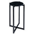 Фото #1 товара Ivy 24.5 Inch Round Marble Top Accent Side Table With Metal Frame, Black