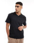 Фото #1 товара River Island regular fit polo in black