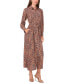 Фото #1 товара Women's Paisley-Print Maxi Shirtdress