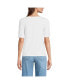 ფოტო #2 პროდუქტის Women's Petite Supima Cotton T-shirt