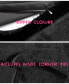 Фото #13 товара CLOSEOUT! Solid Black Faux Fur 3 Piece Duvet Cover Set, King