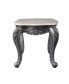 Фото #1 товара Ariadne End Table, Marble & Platinum