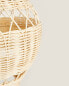 Rattan balloon screen ceiling lamp