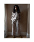 Women's Maternity Relaxed-Fit Linen Pajama Shirt