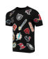 ფოტო #2 პროდუქტის Men's Black Nfl League Wordmark T-shirt