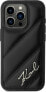 Karl Lagerfeld Karl Lagerfeld KLHCP15XPQDSMGK iPhone 15 Pro Max 6.7" czarny/black hardcase Diagonal Quilted Script