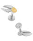 ფოტო #1 პროდუქტის Golden Snitch Cufflinks