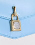 Фото #6 товара Charles & Keith Suki crossbody bag with chain strap in blue