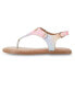 Фото #2 товара Big Girls Leatherette T-strap Flat Thong Sandals