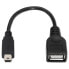 Фото #3 товара AISENS Mini USB-B To USB-A 2.0 M/F 15 cm