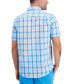 Фото #2 товара Men's Mike Regular-Fit Stretch Plaid Button-Down Poplin Shirt, Created for Macy's