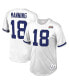 Фото #1 товара Men's Peyton Manning White Indianapolis Colts Retired Player Name and Number Mesh Top