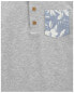 Kid Henley Pocket Tee 14