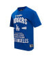 Фото #3 товара Men's Royal Los Angeles Dodgers Oversized City Tour T-Shirt