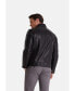 Фото #3 товара Men's Fashion Leather Jacket, Black