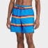 Фото #1 товара Speedo Men's 8" Striped Four Horizon Volley Swim Trunks - Blue S