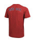 Фото #4 товара Men's Threads Red Boston Red Sox Throwback Logo Tri-Blend T-shirt