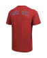 ფოტო #4 პროდუქტის Men's Threads Red Boston Red Sox Throwback Logo Tri-Blend T-shirt