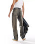 Фото #2 товара ASOS DESIGN baggy jeans in dark wash with tint