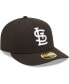 Фото #3 товара Men's St. Louis Cardinals Black, White Low Profile 59FIFTY Fitted Hat