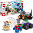 Фото #2 товара LEGO Marvel Spidey und Seine Super-Freunde Hulks und Rhinos Monster Truck-Duell, Spider-Man-Set, Superhelden-Spielzeug zum Bauen ab 4 Jahren 10782