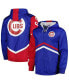 ფოტო #1 პროდუქტის Men's Royal Chicago Cubs Undeniable Full-Zip Hoodie Windbreaker Jacket