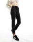 Фото #2 товара ONLY Emily high waist straight leg ankle jean in wash black