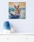 Фото #2 товара Beach Dogs Corgi Canvas Wall Art