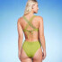 Women's Braided Strap Detail Monokini One Piece Swimsuit - Shade & Shore Olive